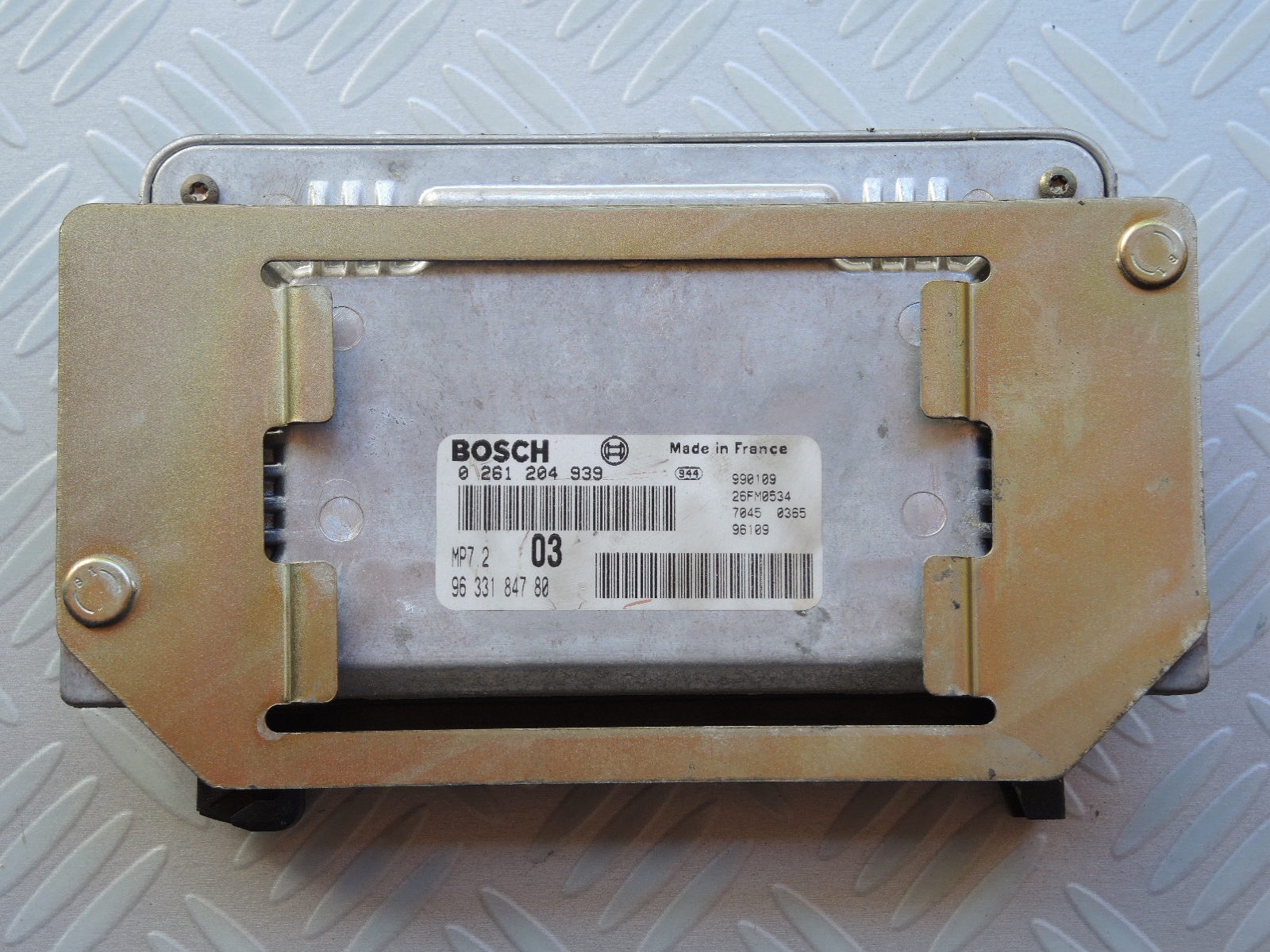 0261204939, ECU Citroën Xsara 1.6, Bosch MP7.2