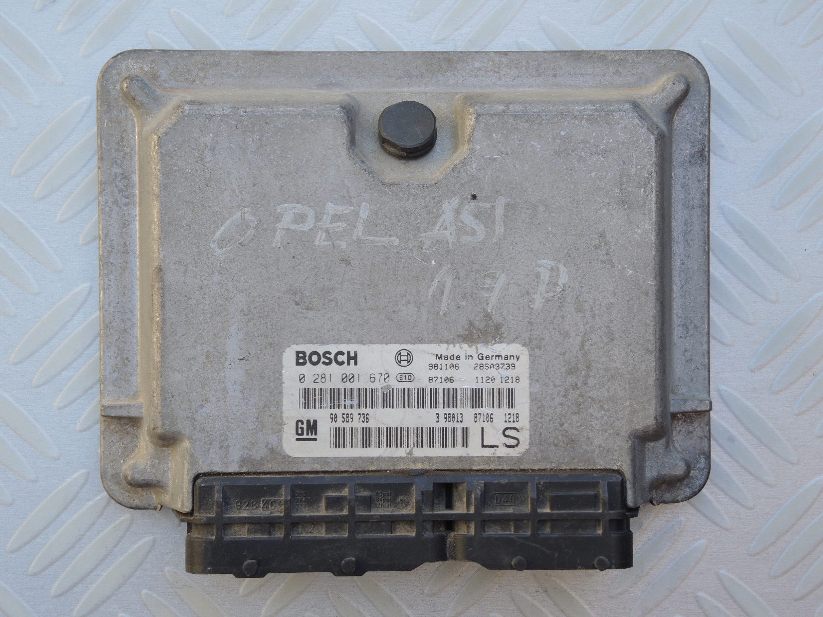 0281001670, ECU Opel astra G 1.7TD, EDC15M1-7.1