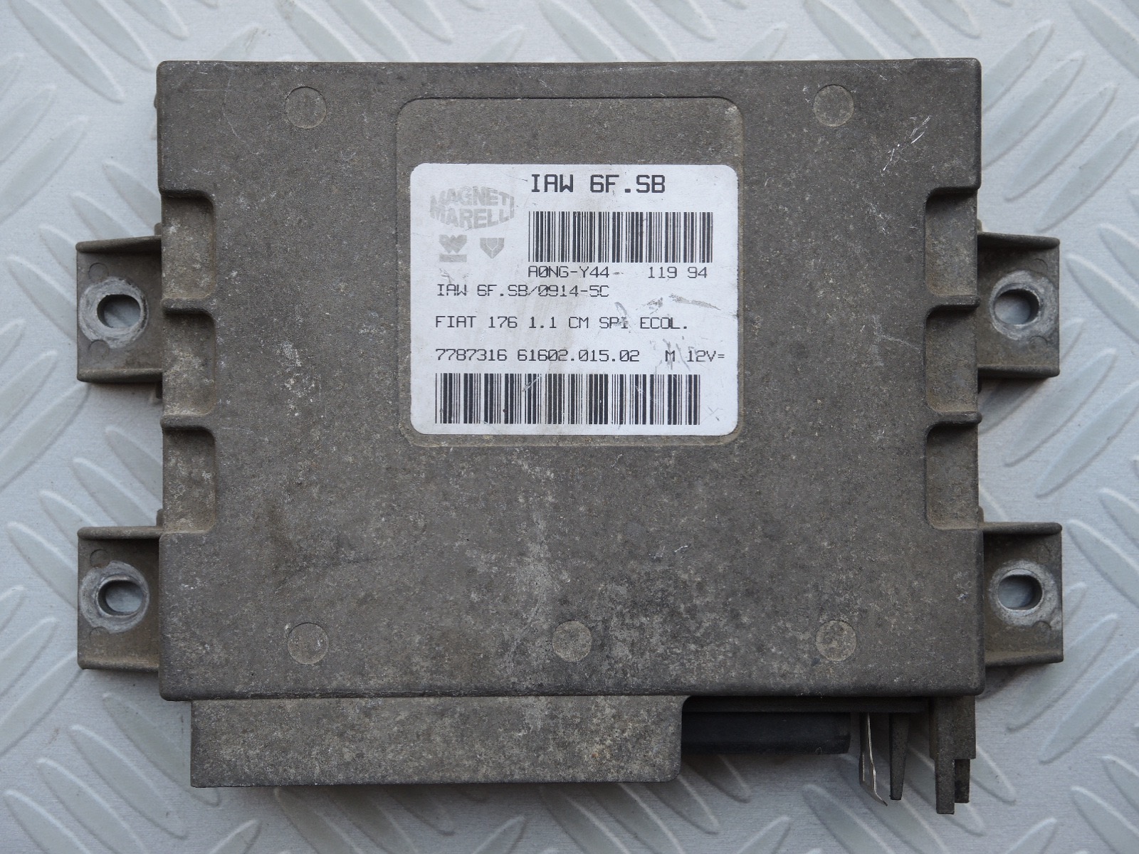 IAW6FSB, ECU FIAT PUNTO 176 1.1, 7787316