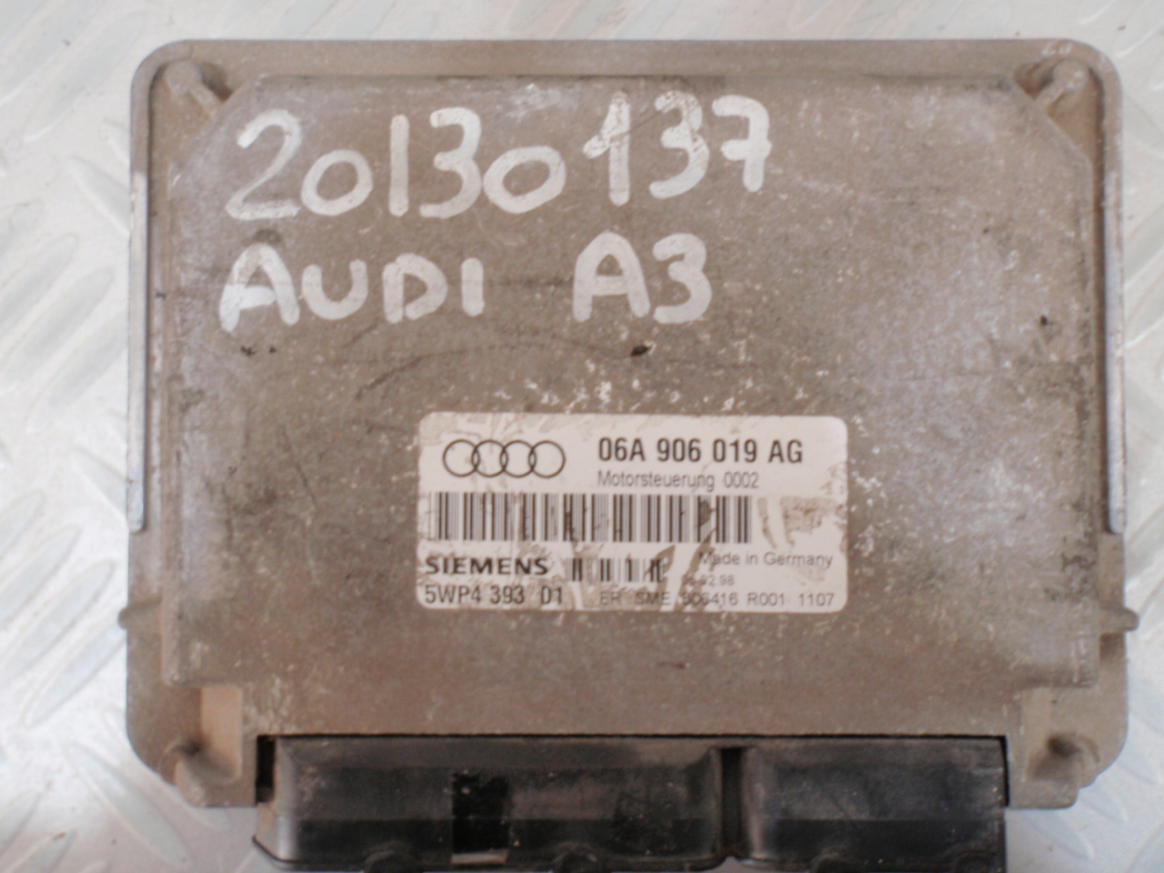 06A906019AG, ECU Audi A3 1.6g '98, 5WP4393