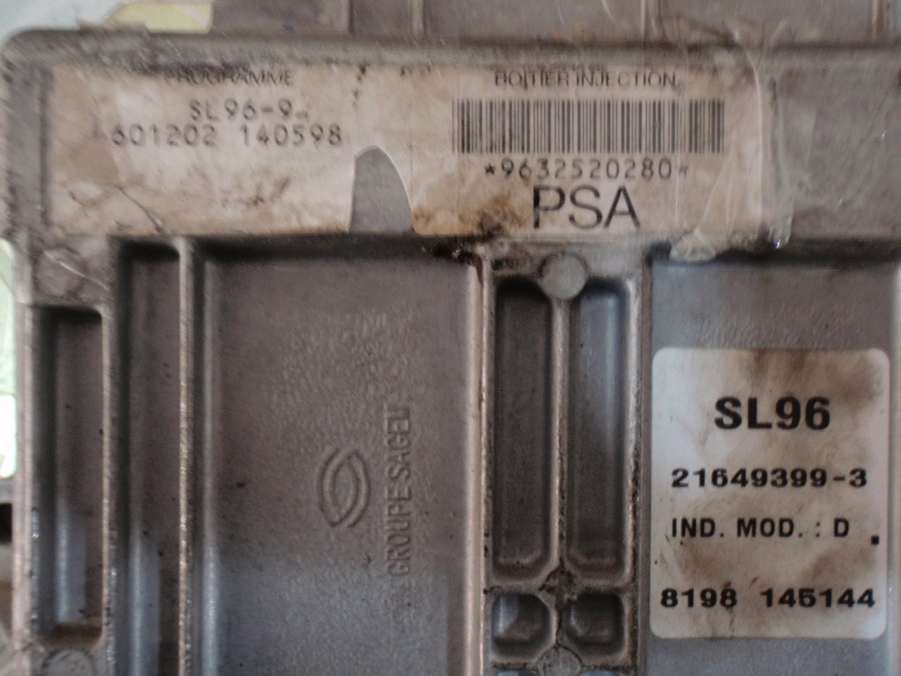 21649399-3, ECU Sagem PSA 1.4, SL96