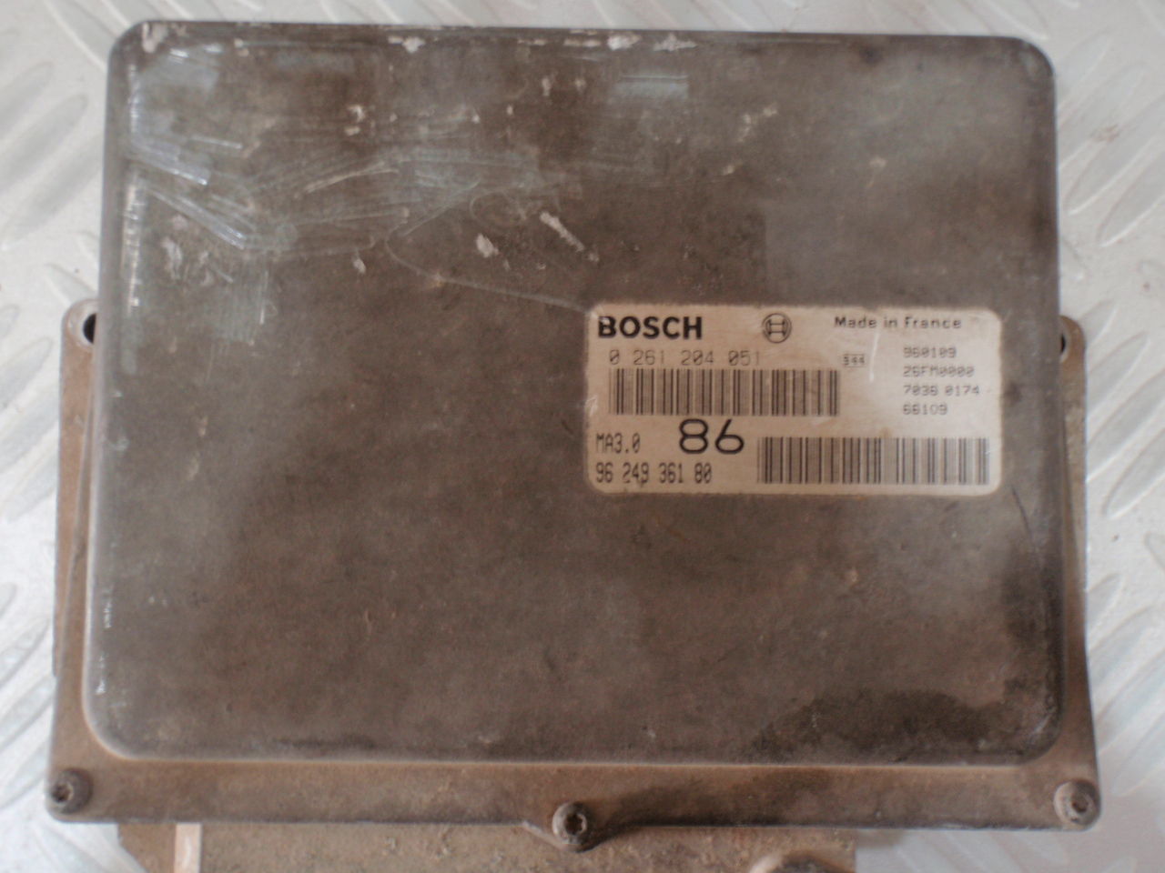 0261204051, ECU PSA 1.0i 1.1i 50hp '95, Bosch MA3.0