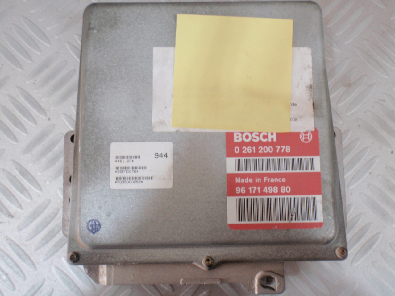 0261200778, ECU PSA 1.4i 75hp '91, Bosch MA3.0