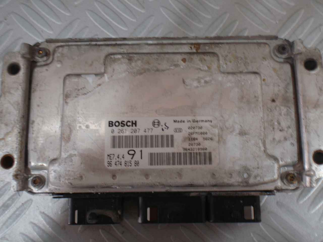 0261207477, ECU Peugeot 206 1.6g 16V, Bosch ME7.4.4