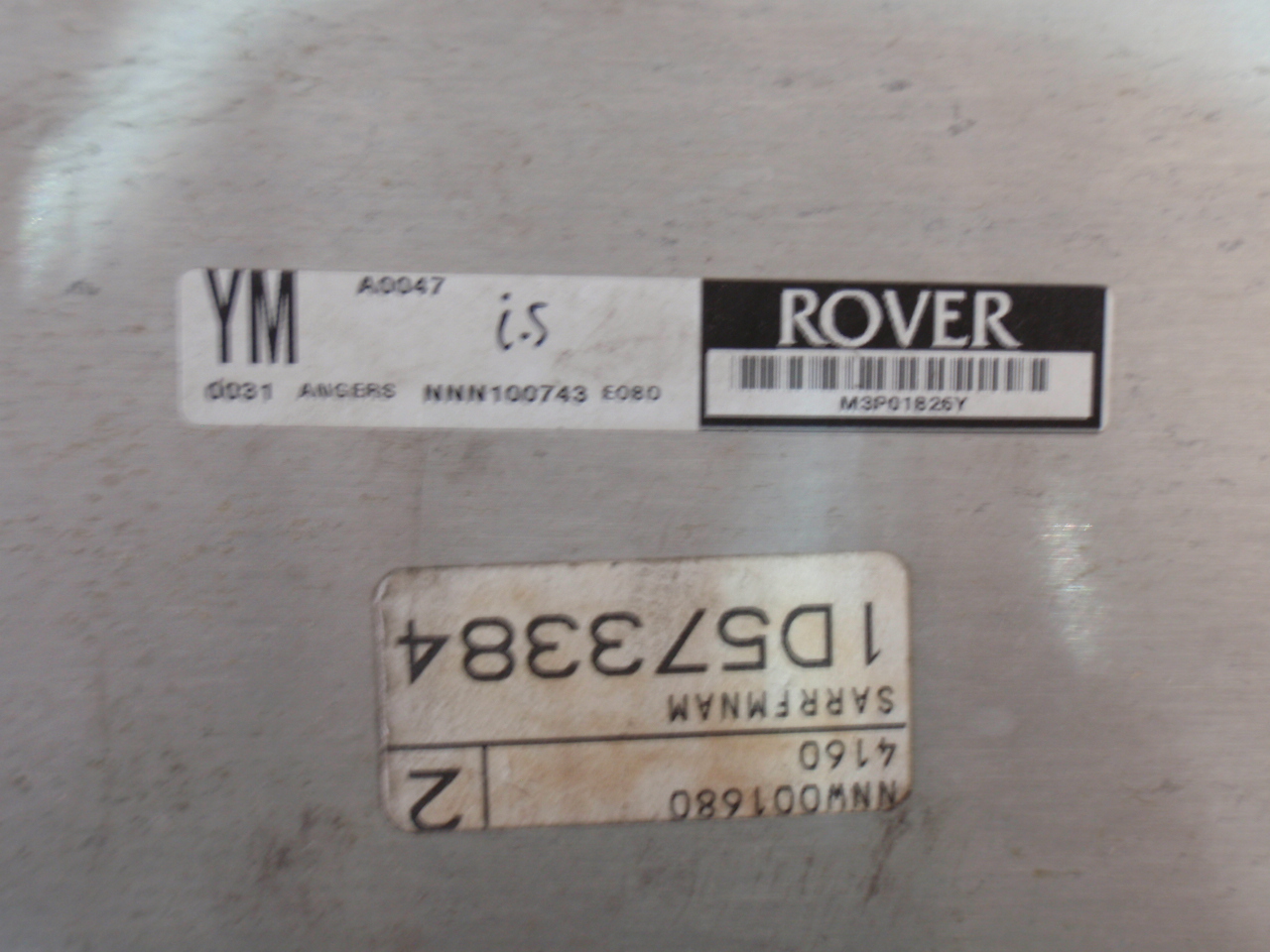 NNN100743, ECU Rover 25/45 1.4i 1.6i, Motorola A0047